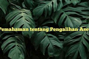 Pemahaman tentang Pengalihan Aset