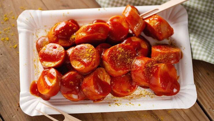 currywurst sosis pedas jerman